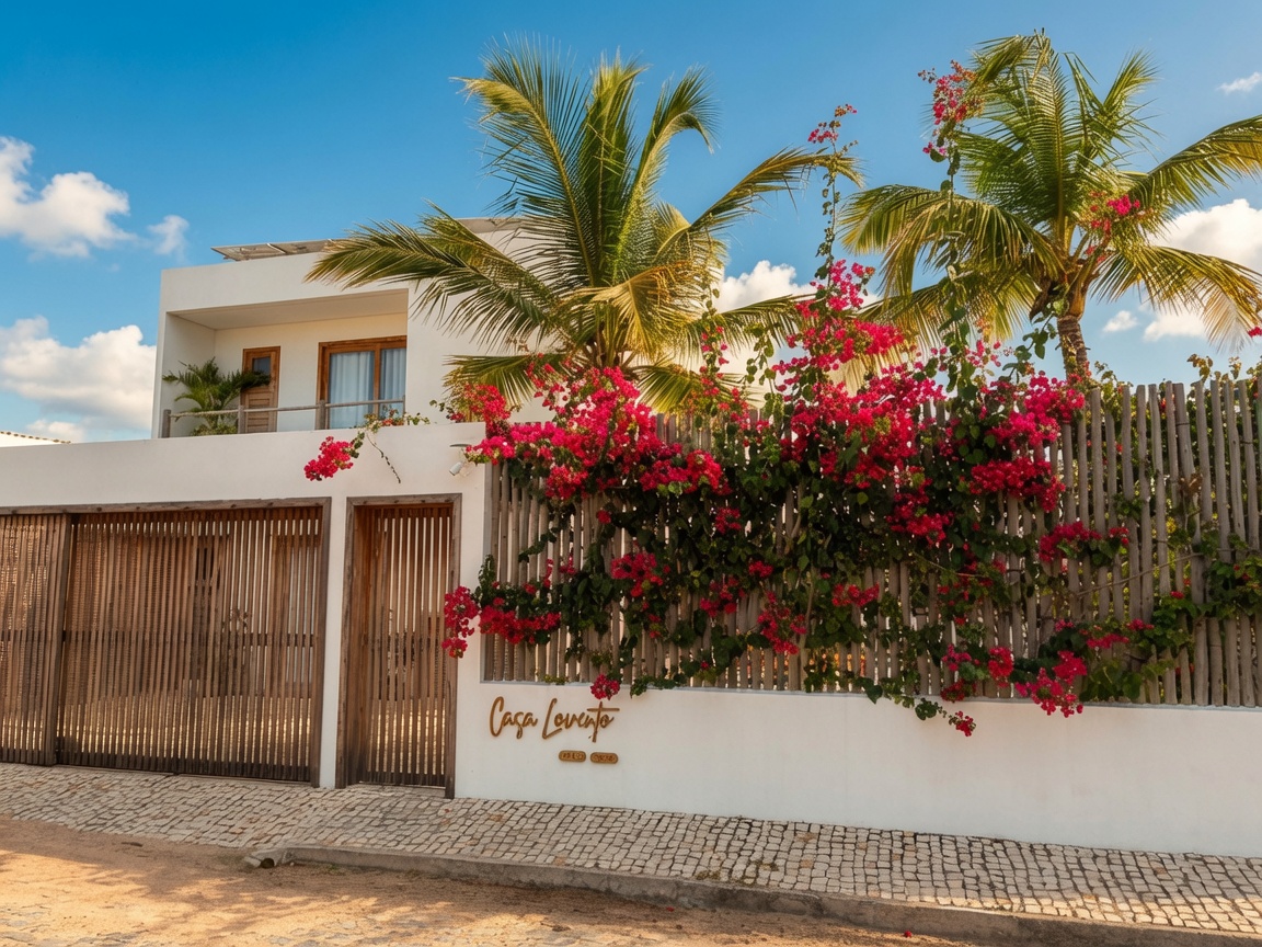 Fachada da Casa LoVento, casa/pousada em Preá, Ceará